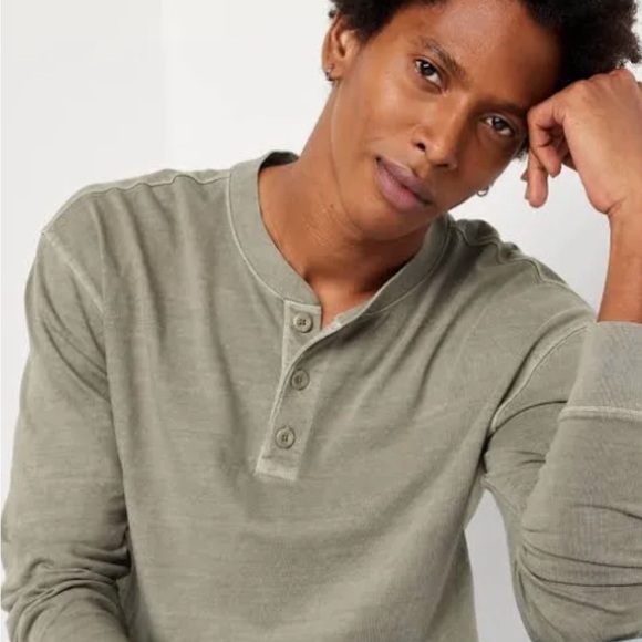 Old Navy Light Green Long Sleeve XL Top - Picture 2 of 4